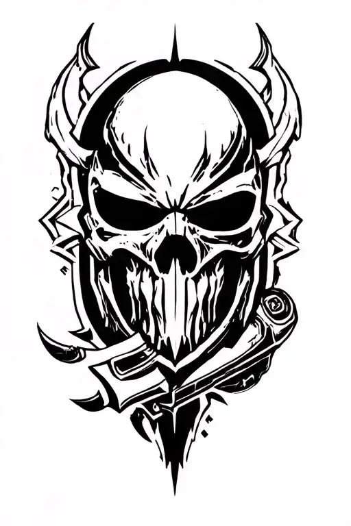 warhammer 40k tattoo design idea