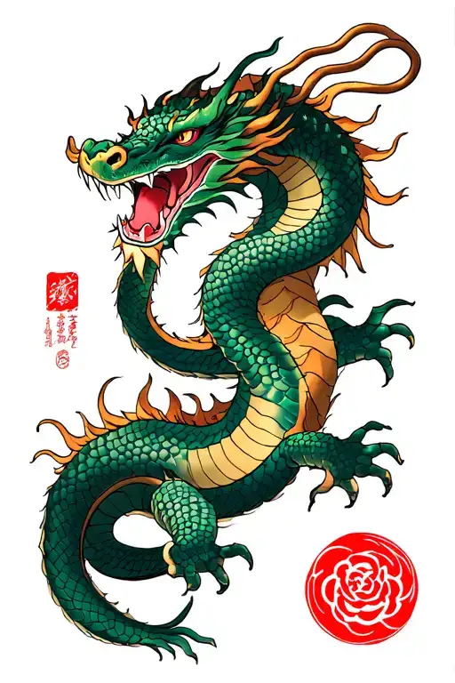 Shenron tattoo design idea