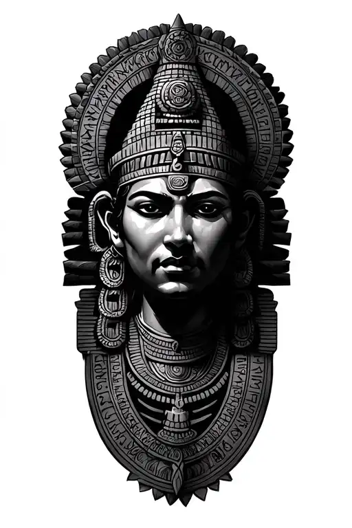 mayan calendar tattoo design idea