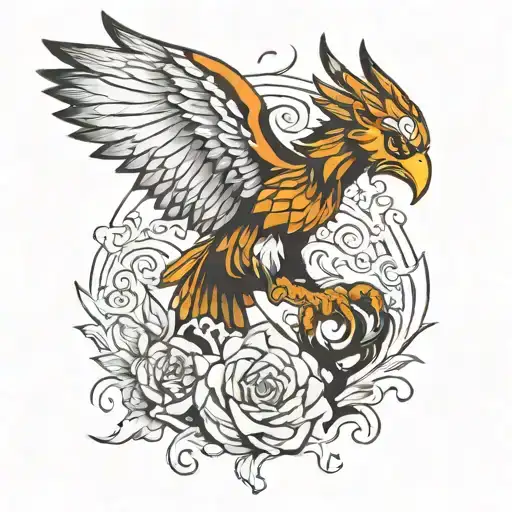 Fenix transforming tattoo design idea