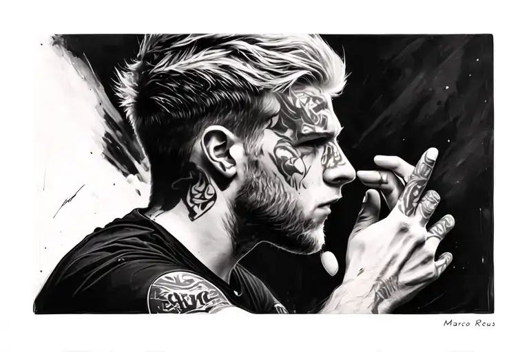 Marco Reus tattoo design idea