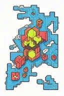 minecraft tattoo design idea