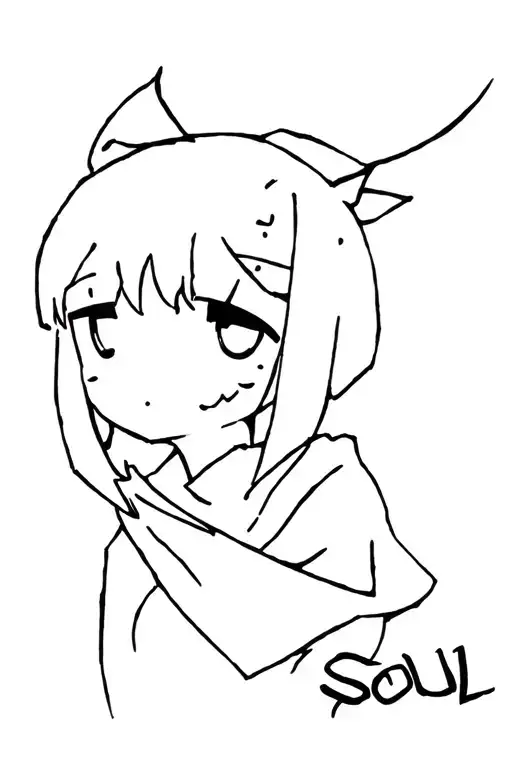 soul eater anime tattoo design idea