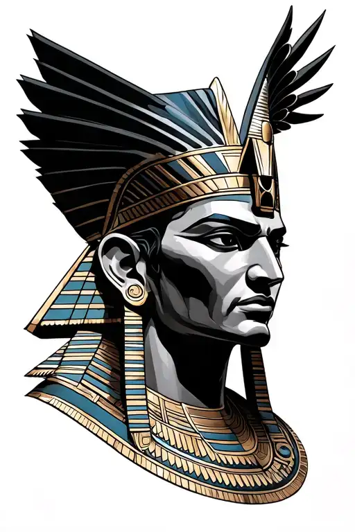 egyptian god seth tattoo design idea