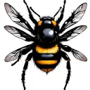 bumblebee tattoo design idea