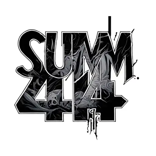 sum 41 tattoo design idea