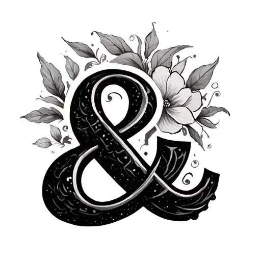 Ampersand tattoo design idea