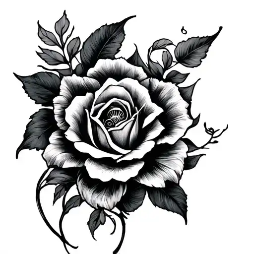 Hidden J N Z tattoo design idea