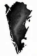 map of cape cod Massachusetts tattoo design idea