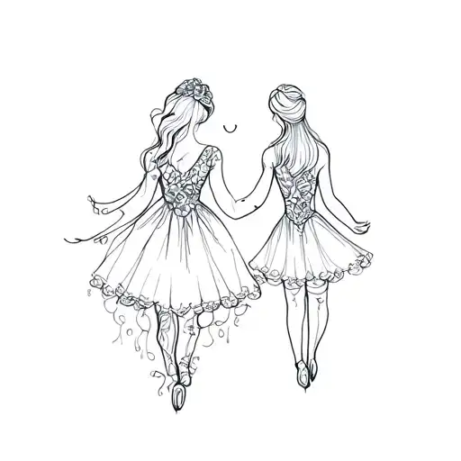 mother daughter matching tattoos inspired tattoo design idea