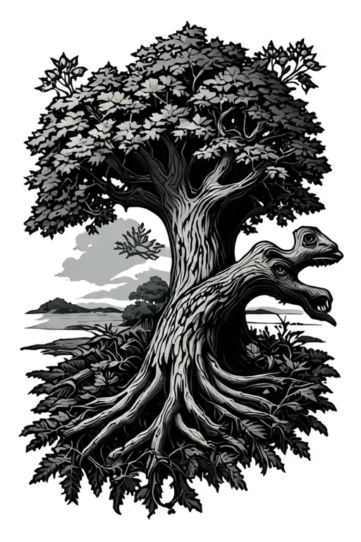 treaty oak revival album cover tattoo tattoo design idea