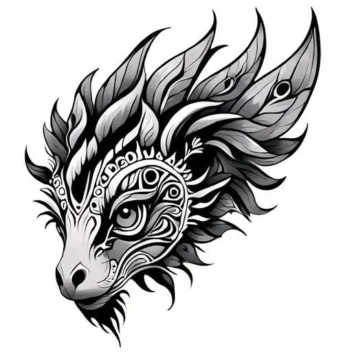 Alebrije tattoo design idea
