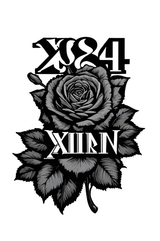 1984 In Roman Numerals tattoo design idea