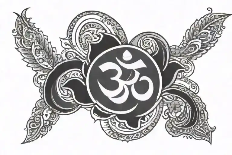 om namashivaya in tamil indian vibes tattoo design idea