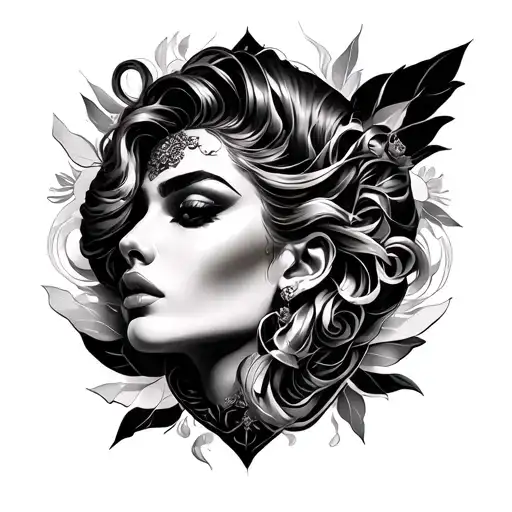 Versace tattoo design idea