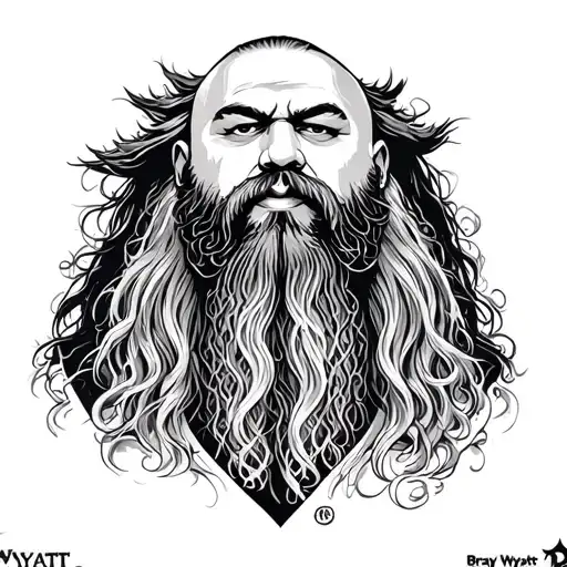 Bray Wyatt the fiend  tattoo design idea