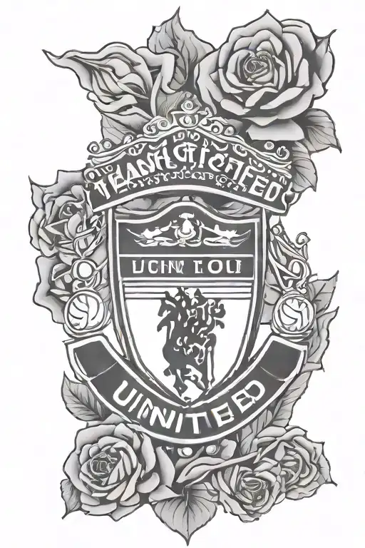 Man Utd tattoo design tattoo design idea