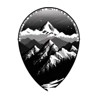mountains with coordinates 40.2894° N,105.6416° W tattoo design idea