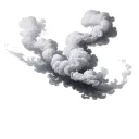 Filler Clouds and Smoke tattoo design idea