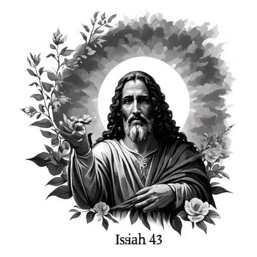Isaiah 43 tattoo design idea