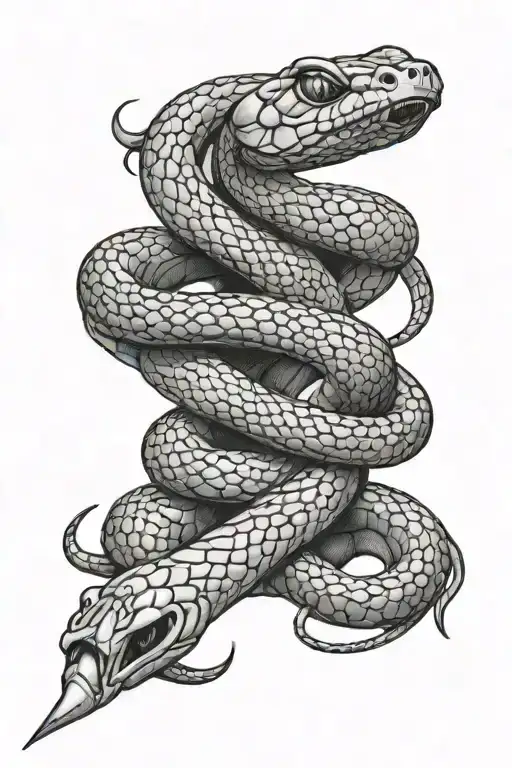 money, cobra, hard work tattoo design idea