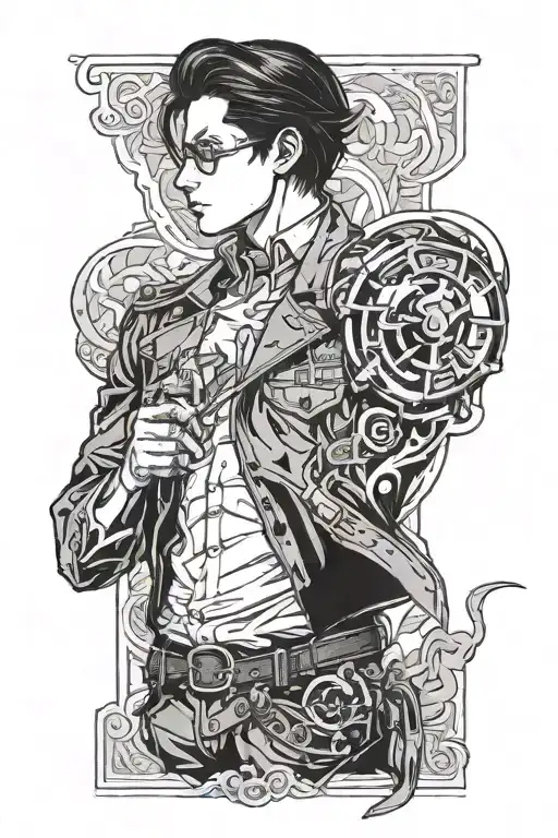 Levi Ackerman tattoo design idea