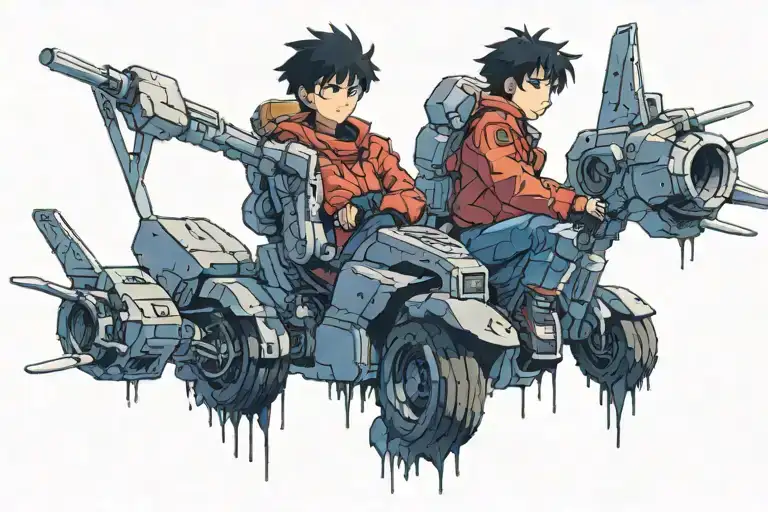 kaneda Akira anime inspired tattoo tattoo design idea