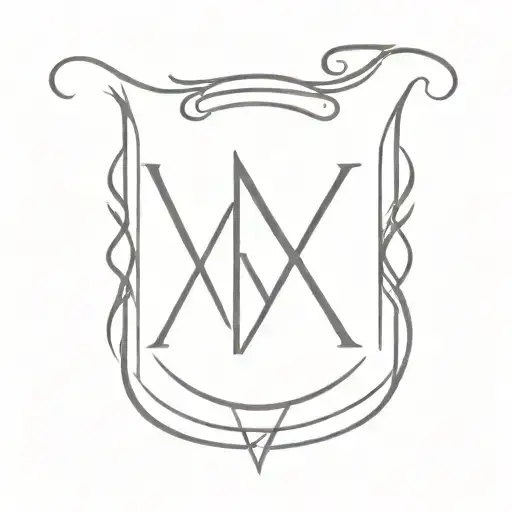 Roman numerals 1990-2019 Brittany tattoo design idea