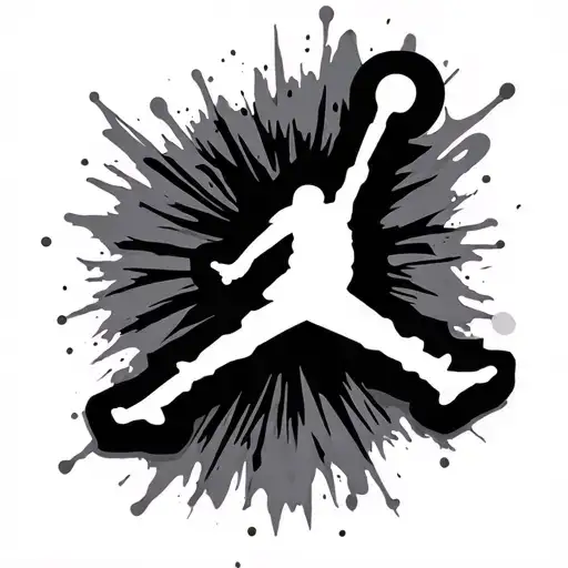 Jordan logo tattoo design idea