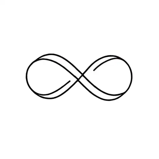 Infinite sign with figure 224 Infinity symbol tattoo design idea