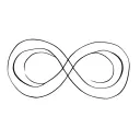 Infinite sign with figure 224 Infinity symbol tattoo design idea