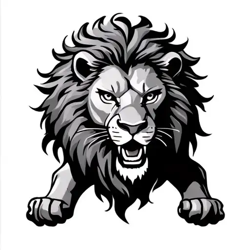 Aston Villa Lion tattoo design idea