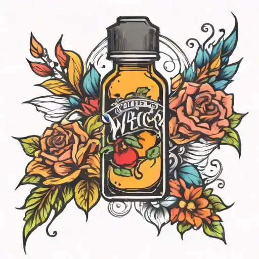 Juice Wrld inspired tattoo tattoo design idea