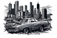 Houston Texas Born tattoo design idea