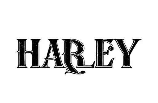 "Harley" tattoo design idea