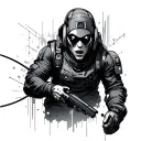 Cyberpunk Edgerunner tattoo design idea