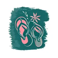 flip flops tattoo design idea