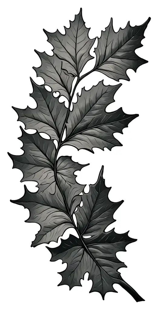 Cedar branch wrapped tattoo design idea