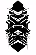 1111 numbers tattoo design idea