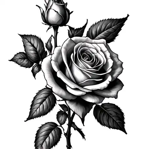Dead Roses tattoo design idea