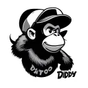 Diddy Kong tattoo design idea