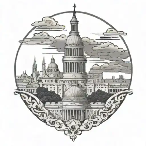 district of columbia tattoo design idea