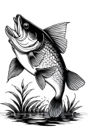 barramundi tattoo design idea