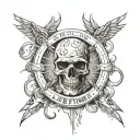 prison lifetime sentenced tattoo design idea