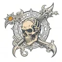 prison lifetime sentenced tattoo design idea