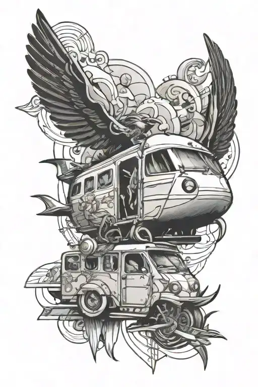 Caravan Palace tattoo design idea