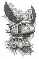Caravan Palace tattoo design idea