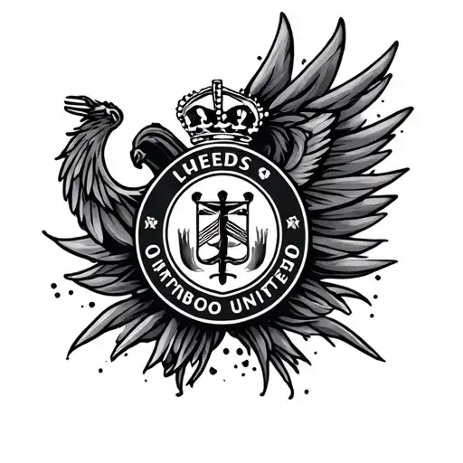 leeds united tattoo design idea