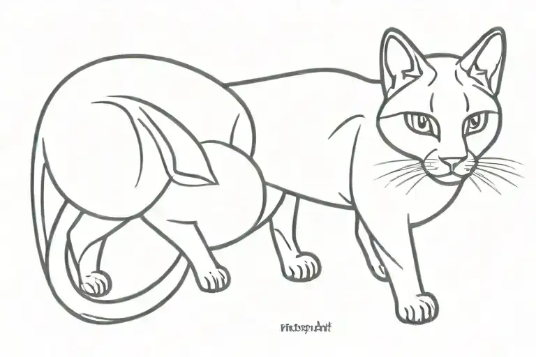 Neko-Ark tattoo design idea