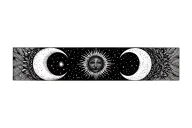 Sun And Moon tattoo design idea